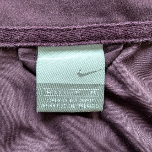 Nike Track Jacket Vintage Full Zip Long Sleeve Athletic Purple Stripe Women's M - Picture 7 of 15